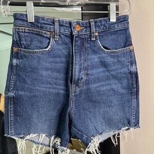 Wrangler Dark Blue Jean Shorts